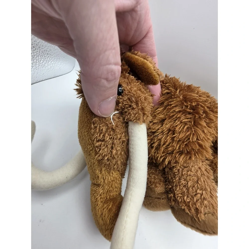 Douglas Plush Brown Furry Woolly Mammoth The Cuddle Toy Prehistoric CLEAN